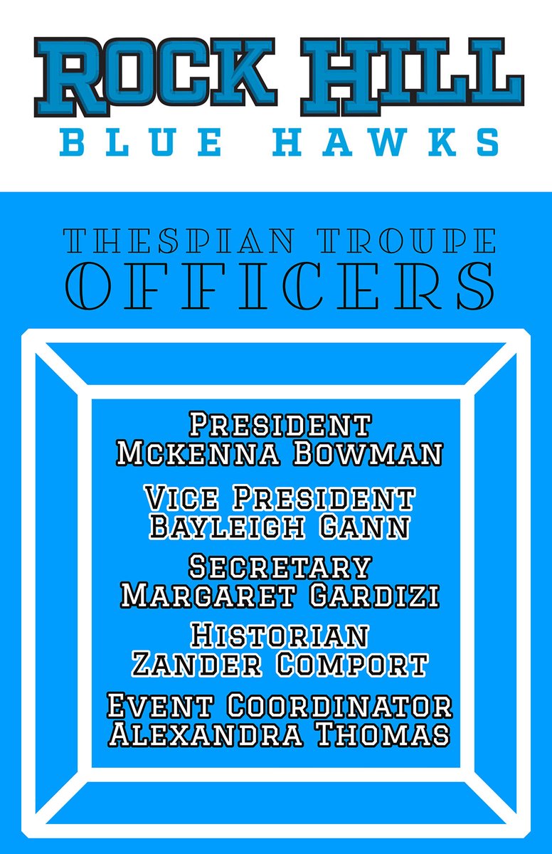 Congratulations to the PHS and RHHS Theatre Officers for 2020-2021!!!