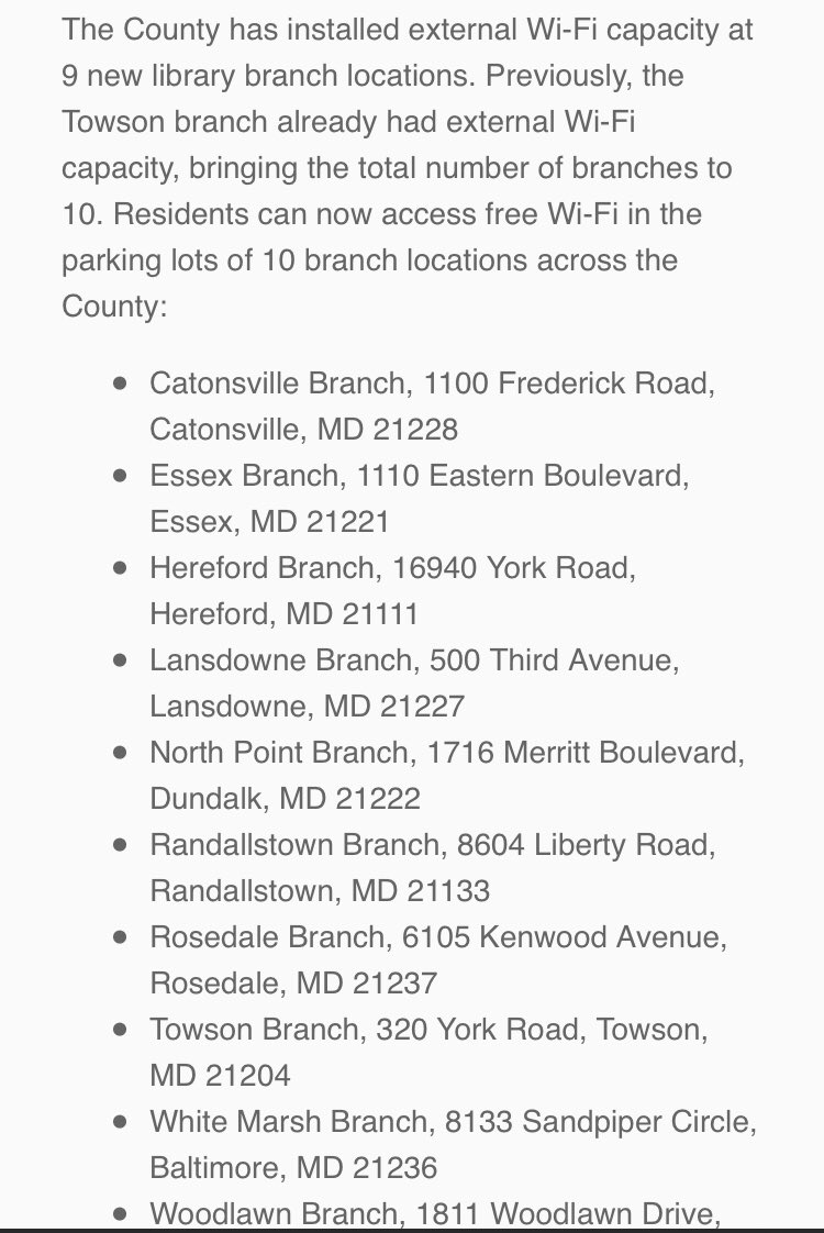 Baltimore County tweet media