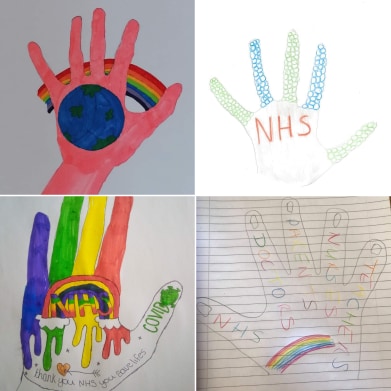 NgateDereham's tweet photo. #NorthgateHandsofHope
Some more of our Hands of Hope! It's been amazing to see how creative students, staff and members of the Northgate Community are. A big thank you to everyone who has taken part and created a high five for our heroes #NorthgateTogether #NHS #NorthgateSupports https://t.co/DYqX9Q9Eth