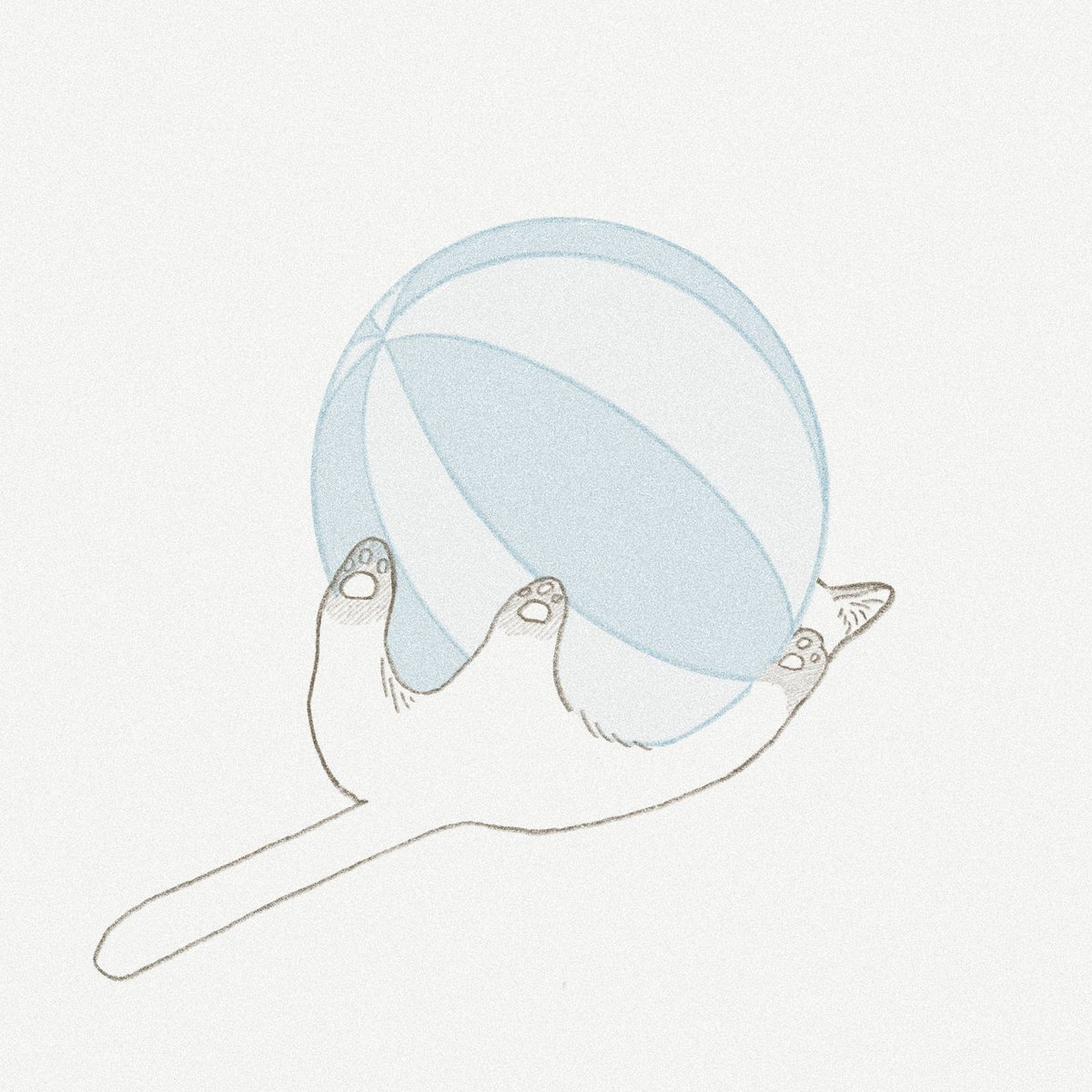 「ニャンニャンニャン 」|やきぶたのイラスト