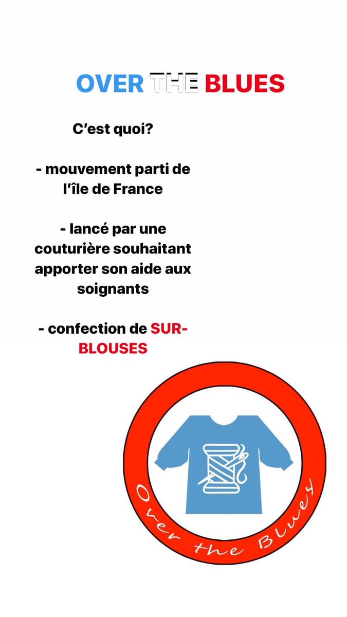 adelecoacolo's tweet photo. ⚠️RT SVP⚠️
Ma maman est en charge de l’antenne OVER THE BLUES à Dijon. Organisation qui confectionne des sur-blouses pour les soignants. 
Je vous laisse voir sur les photos de quoi il s’agit et ce que l’on recherche et partager ensuite et parlez-en autour de vous SVP (1/2) https://t.co/jwvsaPP6LF