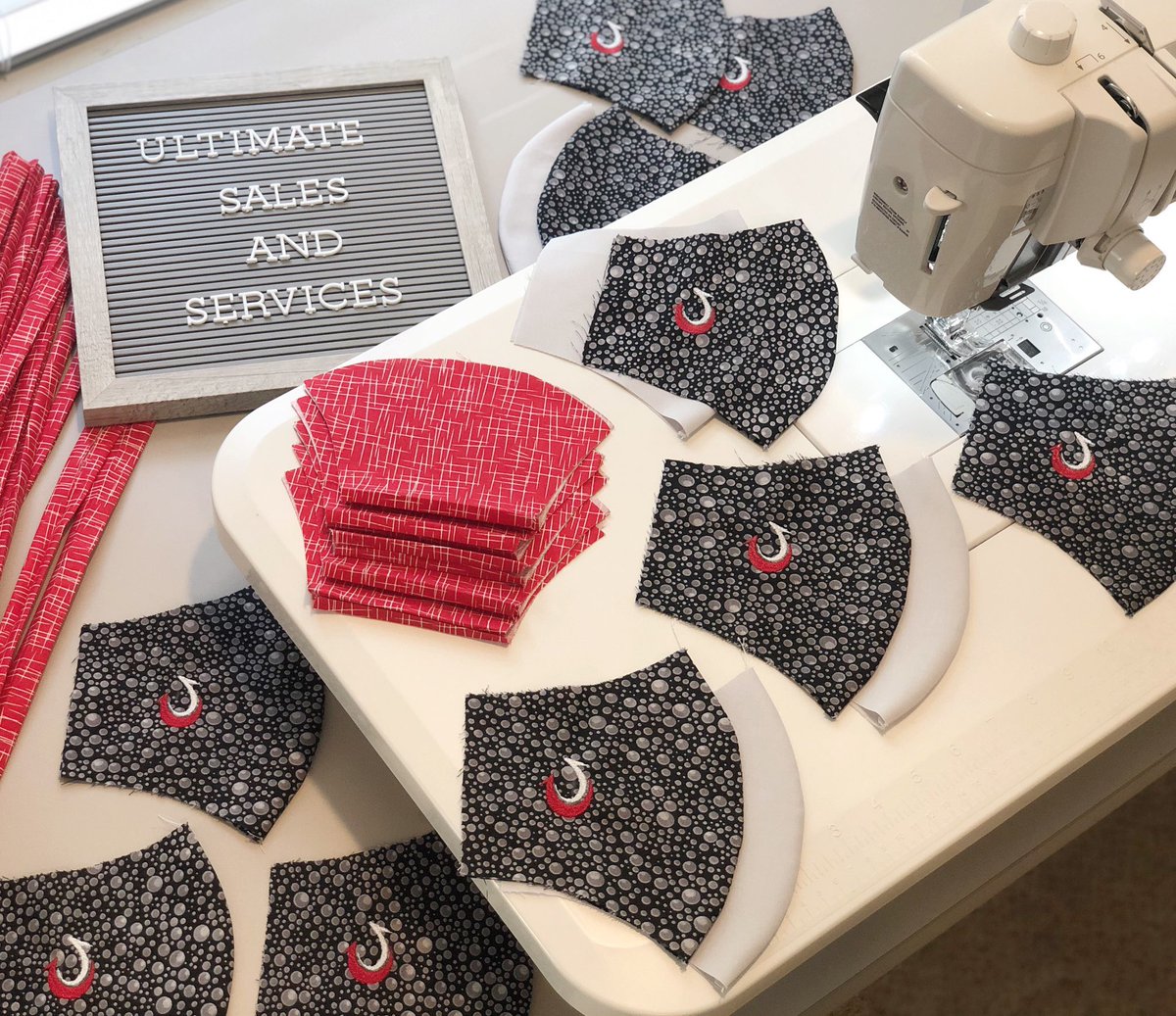 UltimateSales1's tweet photo. "New" Ultimate uniform ensemble is on the way. You didn't think we would have a normal mask did you?
#thebestcstorebroker
#cstorefood
#ultimatesales
#cstorefoodservice
#resilient https://t.co/6SfUgi5hkd