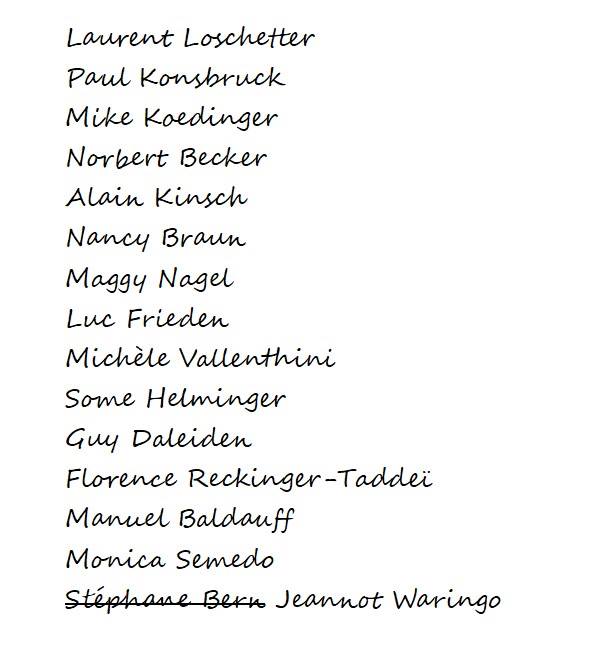 I just found <a href="/Xavier_Bettel/">Xavier Bettel</a> initial draft for the Corona ad hoc expert group