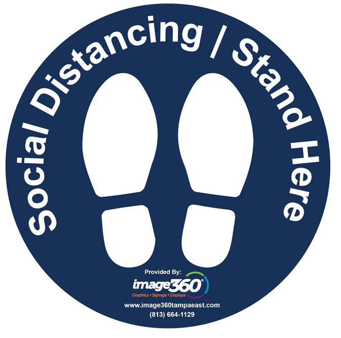 I360_TampaEast's tweet photo. If you are open for business and receiving customers, help keep them safe with #socialdistancing floor graphics. They're non-skid and easy to apply. Learn more: https://t.co/cdLomGA4s4 https://t.co/weGBHSbfPW