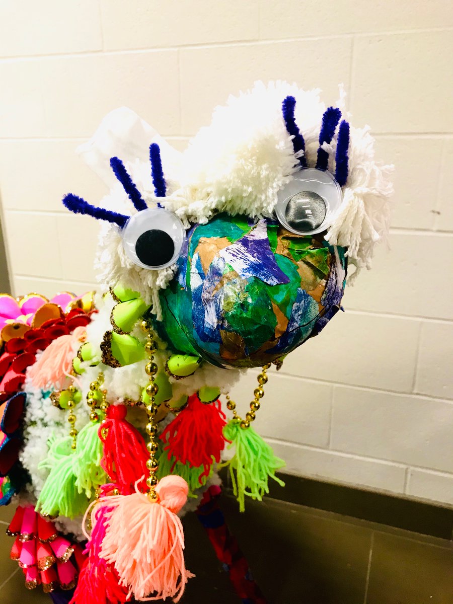 Happy Education Week from our two mascots (#peacock & #llama) @JASS_risewithus! Under the guidance of @S_Cooper07 @JeanAugustineSS @PeelSchools, our students lovingly created these two colourful creatures. We celebrate this fun and very special accomplishment! #WeInspire #peelfam