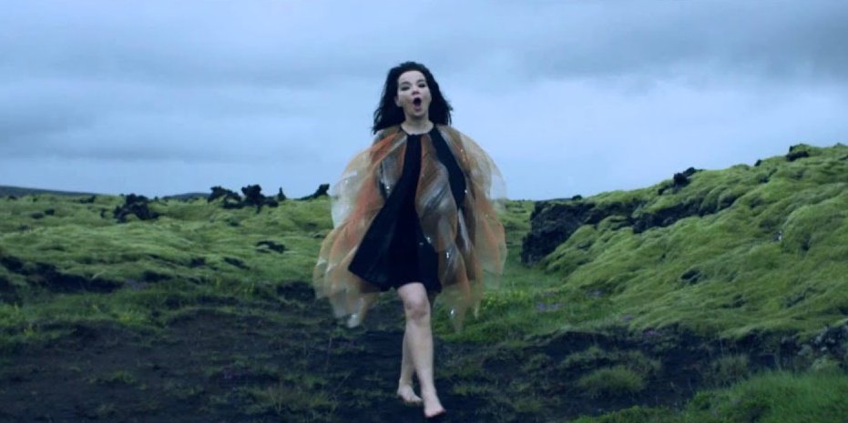 Black Lake (2015)The video was commissioned by Museum of Modern Art, to be included in the 2015 Björk exhibition. The visuals were created to be part of a sound installation, in which it was shown on two opposite screen. Because of this, multiple version of the video exist.