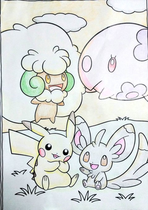 ローソンポケモンぬりえのtwitterイラスト検索結果 ローソンポケモンぬりえのtwitterイラスト検索結果