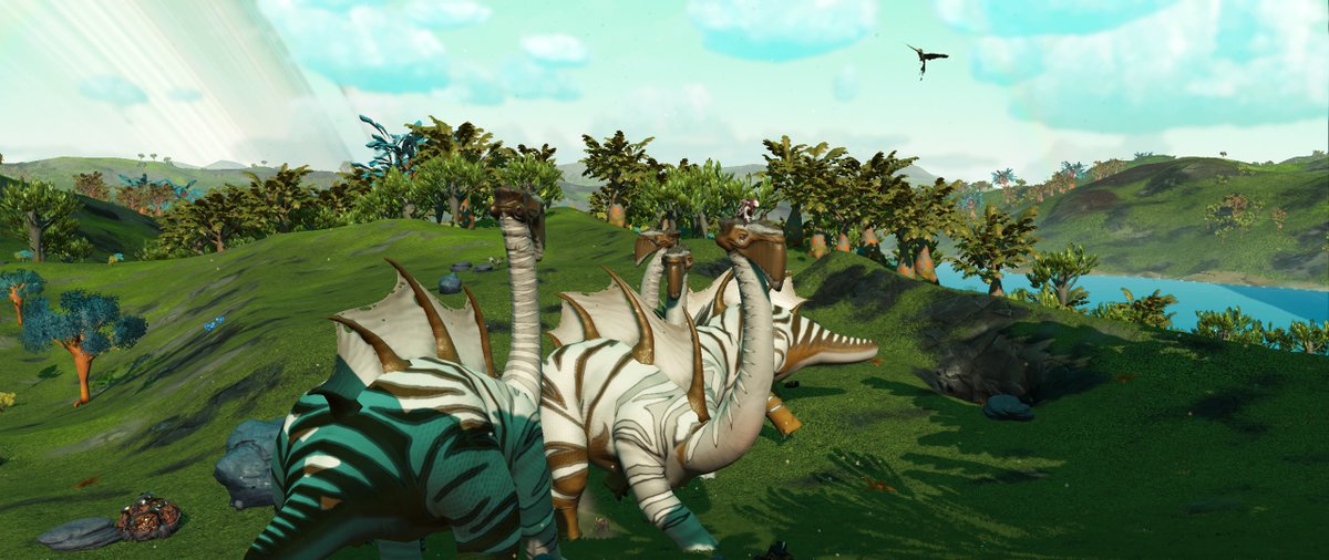 Silu_et's tweet photo. Paradise of a forgotten world
- I'm the small pink thing riding on one of their heads. π
#NoMansSky
@NoMansPics
@NoMansSmile
@_GameScreenshot
#ScreenshotAddict #IStop4Screenshots https://t.co/dXXgkRGh2k
