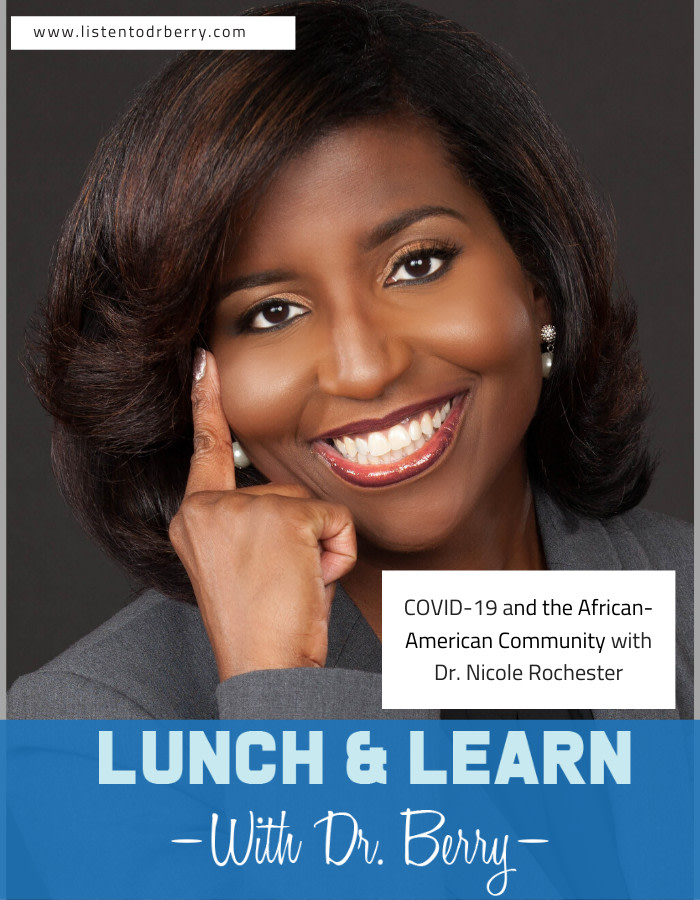 LLP 147: COVID-19 and the African-American Community with Dr. Nicole Rochester bit.ly/2VOPv5M #LunchLearnPod  #podsincolor #somedocs
