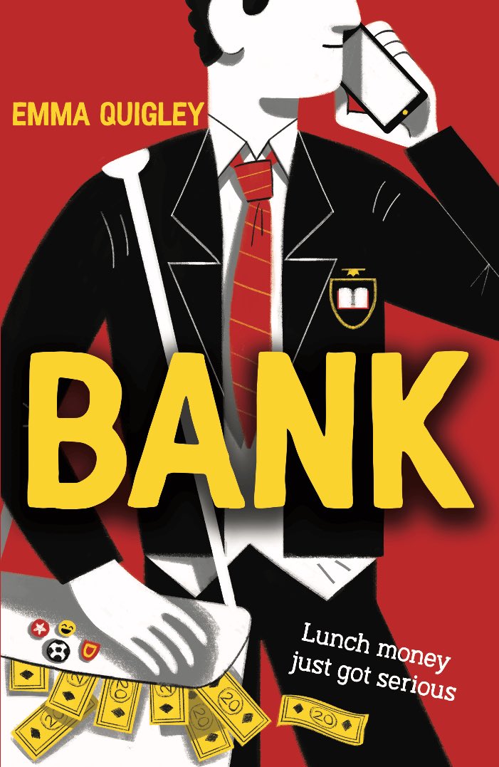 RachelSneyd's tweet image. Day 20 #ReadIrishWomenChallenge2020 - a comfort read.

‘Bank’ by @eqauthor is an underappreciated work of genius. A hilarious satire of the banking crisis that also explains economic basics to kids (+ clueless adults) in a fun, accessible way. Think ‘Absurdistan’ w/o the nihilism