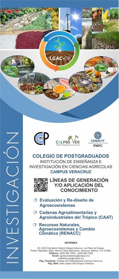 Colpos_Ver's tweet photo. Estudia tu posgrado con nosotros, Maestría en Ciencias y Doctorado en Ciencias en Agroecosistemas Tropicales, contamos con Becas CONACYT y registro PNPC https://t.co/qZNmcxIaiv