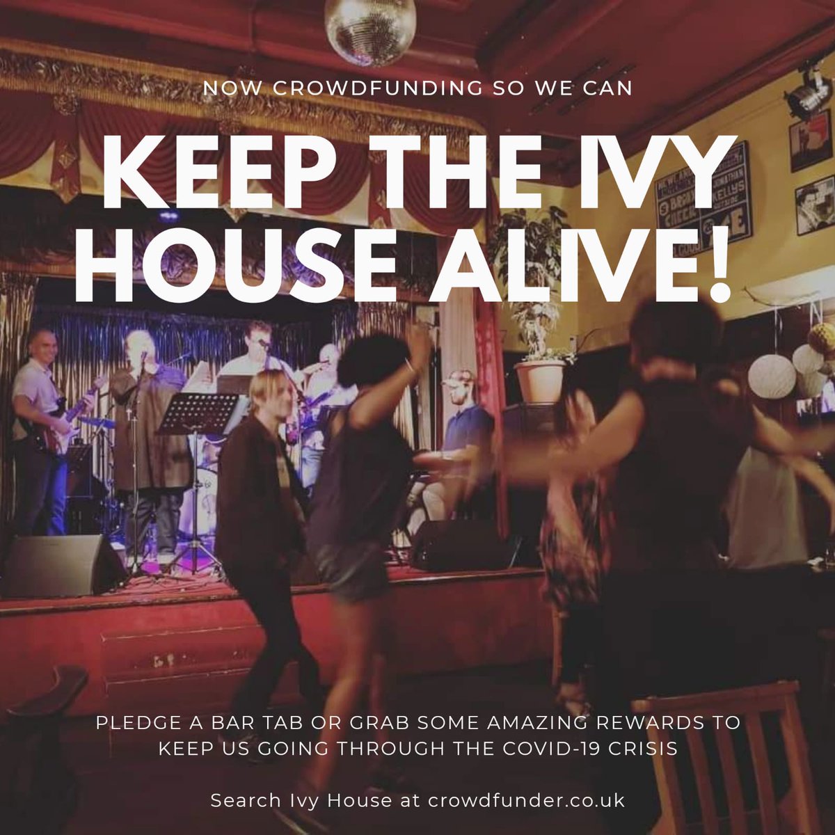 We're crowdfunding! Support us by pledging a bar tab in advance (or choosing some of our other great rewards) and help keep the Ivy House alive during the COVID-19 crisis. crowdfunder.co.uk/keep-the-ivy-h…