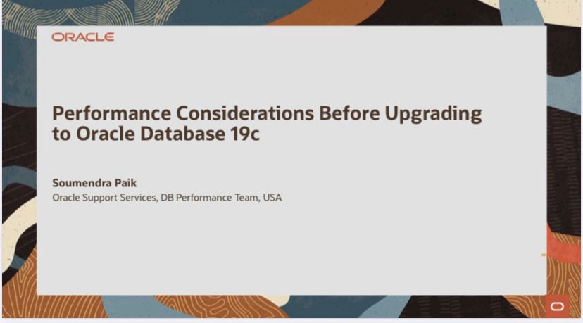 dba_sa's tweet image. Performance Considerations Before Upgrading to Oracle Database 19c

docdro.id/WCZlG7G
#oracle_db