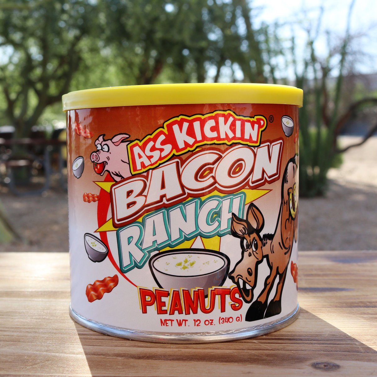 Ass Kickin’ Bacon Ranch Peanuts
Yes, we have peanuts without the heat. The perfect peanuts with a perfect balance of bacon and ranch. Give your tastebuds a break from the heat with this rich, sweet and smokey flavor peanuts. Contains no heat. #baconranch
amazon.com/dp/B06ZZ6816C