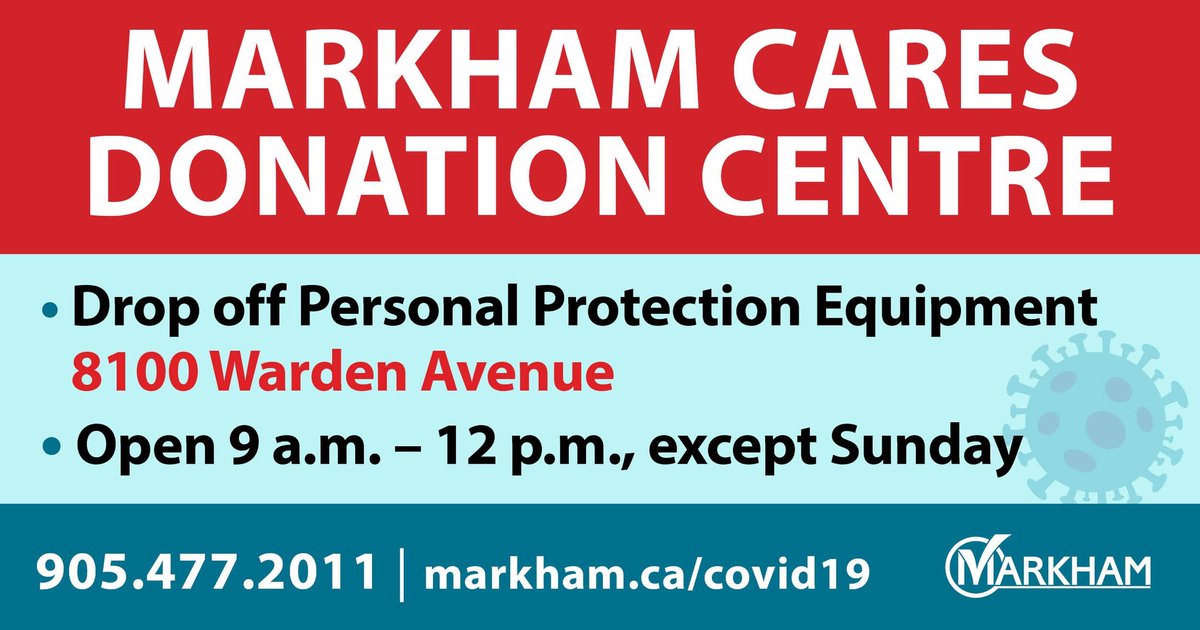 frankscarpitti's tweet photo. URGENT CALL FOR HELP: The team at Participation House needs PPE face shields. 

We’ve received 98 shields through our #MarkhamCares Donation Centre and we will be delivering them to home right away, but we need more.

#COVID19 #InThisTogether https://t.co/0YF5oCpA3n