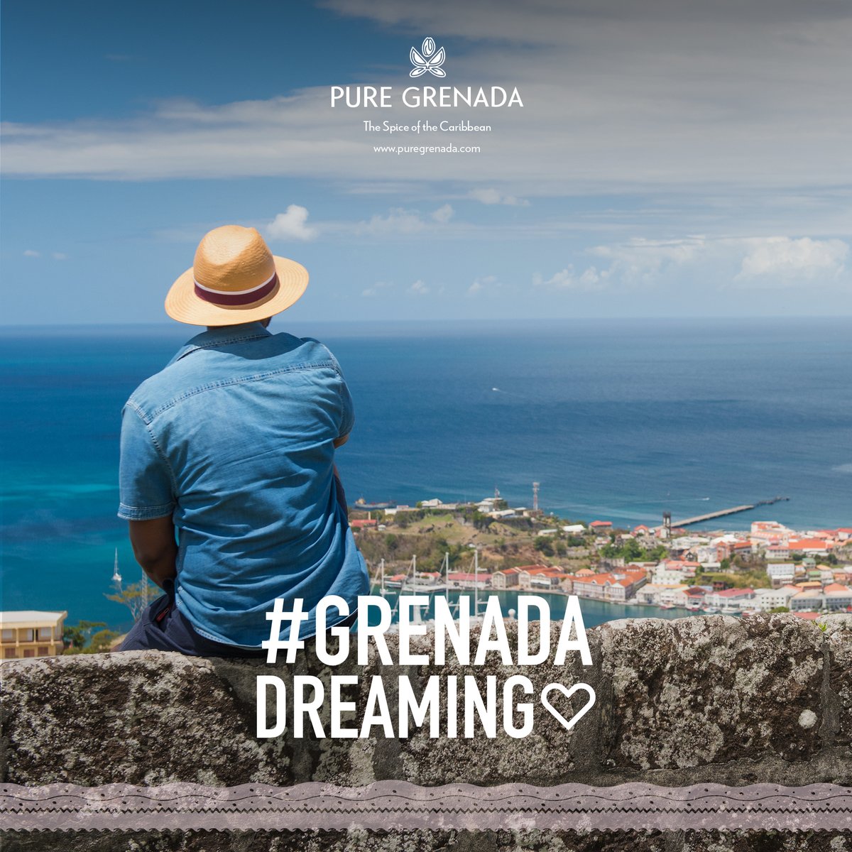 Dreaming about the spectacular views we get atop our historical forts. At Fort Frederick you can enjoy a 360 degree view of the island.  Use #GrenadaDreaming, tag <a href="/discovergrenada/">Grenada Global Services</a> and share your Grenada experience with us. #CaribbeanDreaming <a href="/ctotourism/">@ctotourism</a>