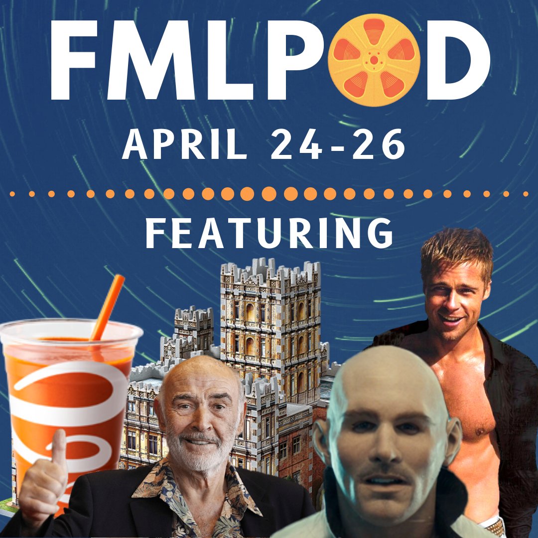 boxofficeparty's tweet photo. NEW EPISODE

🧟‍♂️Weekend of April 24-26🧟‍♂️

Streaming Rec's: #WeMissSports
Trivia Review: #Drive
Fave Film: #SeanConnery
Rushmore: #BradPitt

Listen:
🍎 https://t.co/L3OF2IsacJ      
🤖 https://t.co/0KtcTd0sbi      
🗣️ https://t.co/s5Q9tM8pv5 https://t.co/oICPQumCGG