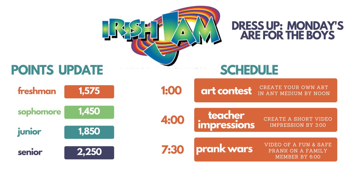 BMCHSOKC's tweet photo. Welcome to the #IrishJam https://t.co/U7rZmOGCeS