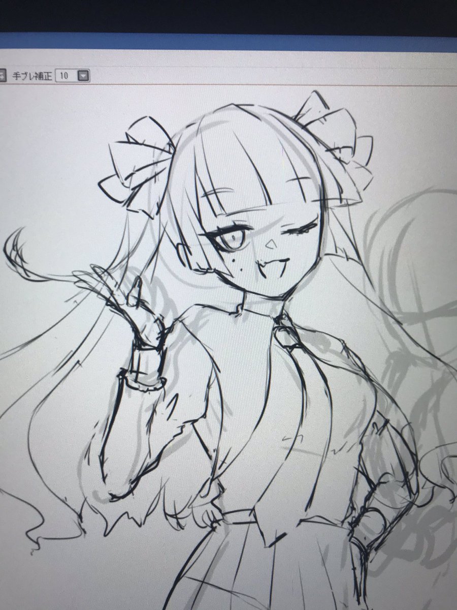 かわいさに振った月夜さん 