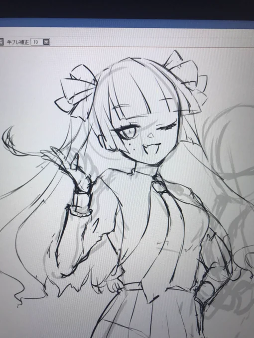 かわいさに振った月夜さん 