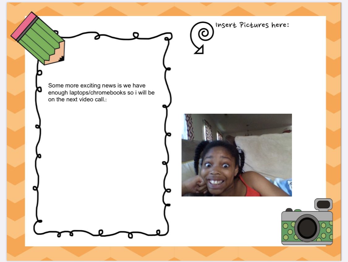MissRoebuckFRES's tweet photo. Can’t wait to hear from my students with week 2 of e-learning! #SuperFres #InItTogether #WeGotThis https://t.co/JhiWcoAFUN