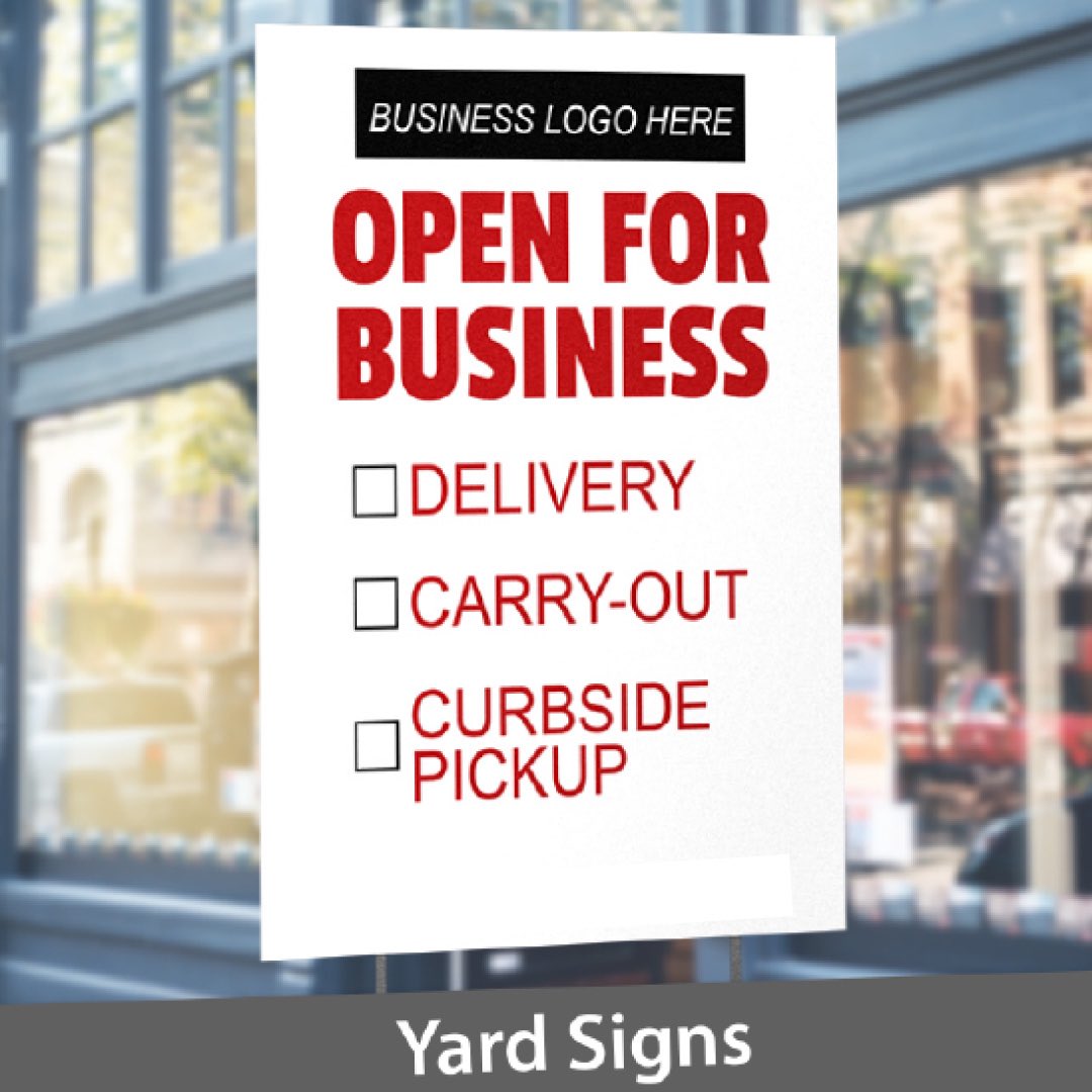 visionsignva's tweet photo. If you’re open for business, let your costumers know with “Open for business”. Give us a call or email us your signage request and needs #visionsign #signshop #smallbusiness #essentialbusinesses #signsolution https://t.co/cwV635xc0V