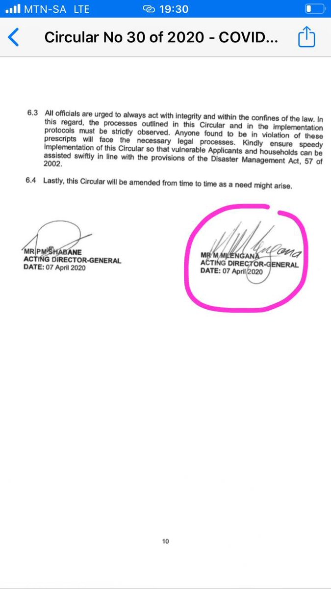 Here are two letters from two Acting Director Generals in one department  @DAFF_ZA how dp we cust tge cpsts we government employs two people in one position? What the hell is happening?