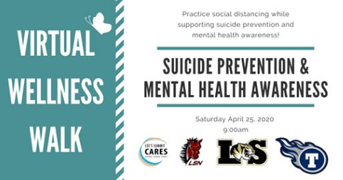 LSNCompSci's tweet photo. Earn #PDPoints by participating in the Virtual Wellness Walk for Suicide Prevention &amp; Mental Health Awareness.  On April 25th walk 1 mile or 2,500 steps to show your support.  Do not forget to post a picture! @lsnbroncos https://t.co/MEKNrCuLcl