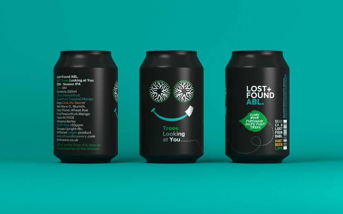 R37. Trees Looking at You (kid) - Our latest 2.8% DDH session IPA is out now and available on our Webshop. A #fruitbomb of an IPA that gives a little back with 10% of profits going towards the #reforestation of the #amazon - #sessionipa #ddh #mango #passionfruit #citra #galaxy