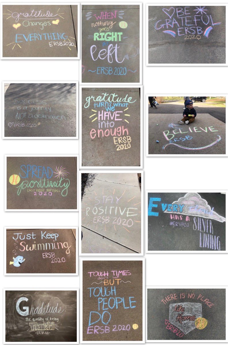 RaptorSoftball's tweet photo. Although we can’t get out and play yet we can still focus on what we are grateful for! Spent last week focusing on gratitude and what we can do to spread it! #gratitude ❤️🥎 https://t.co/JKE0nfIX7E