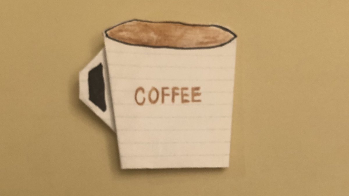 Sakaki ちょっと折り紙の折り方で やって見たらコーヒーカップ 出来ました 折り紙 コーヒーカップ ハンドメイド Stayhome