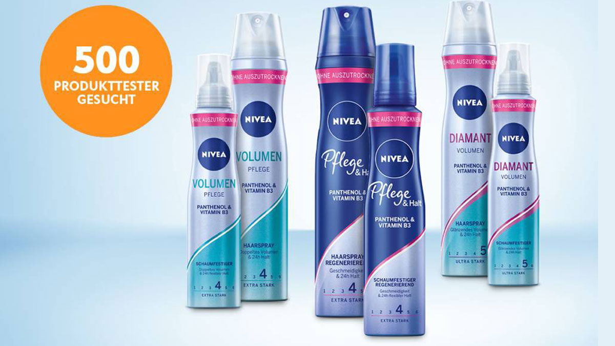 PTGSCH's tweet photo. Produkttester NIVEA Hair Styling Produkte
Schnell bewerben!
https://t.co/7FyFtWCLei

#Öffnungsdiskussionsorgien  #Maskenpflicht #Merkel #shoppingqueen #qanda #TheLastDance #informer3838 #4corners #COVID19 #preteaching #EUGreenDeal https://t.co/QzhIu0bmzU