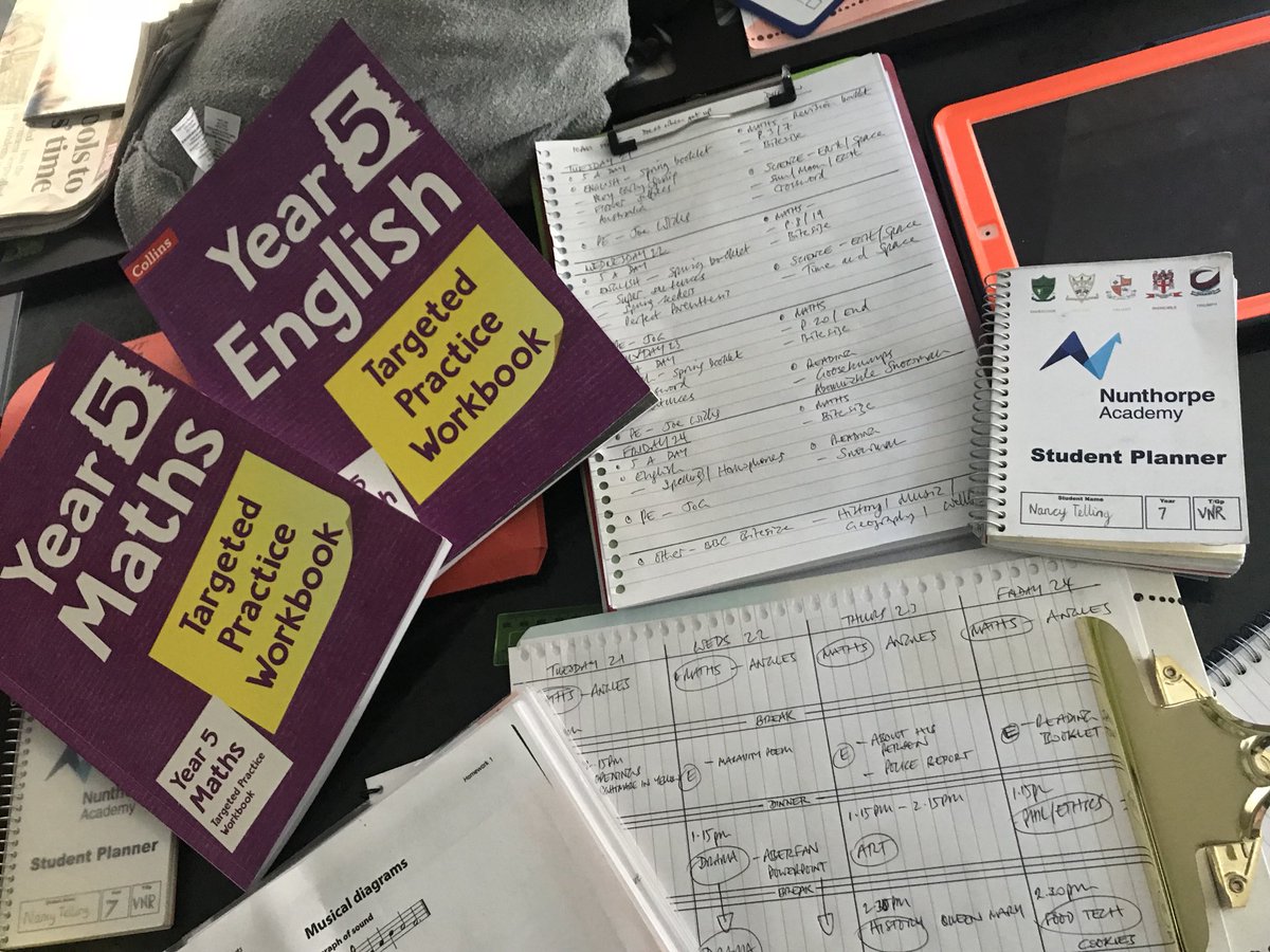 telling_matthew's tweet photo. #DaddySchool is done for the day. Weekly plans boxed off, and no detentions or lines dished out. Could do with a staff room and a cook though. Overall, feeling in control #FamousLastWords #LockdownHomeSchooling https://t.co/Xb8j4mi3Zl