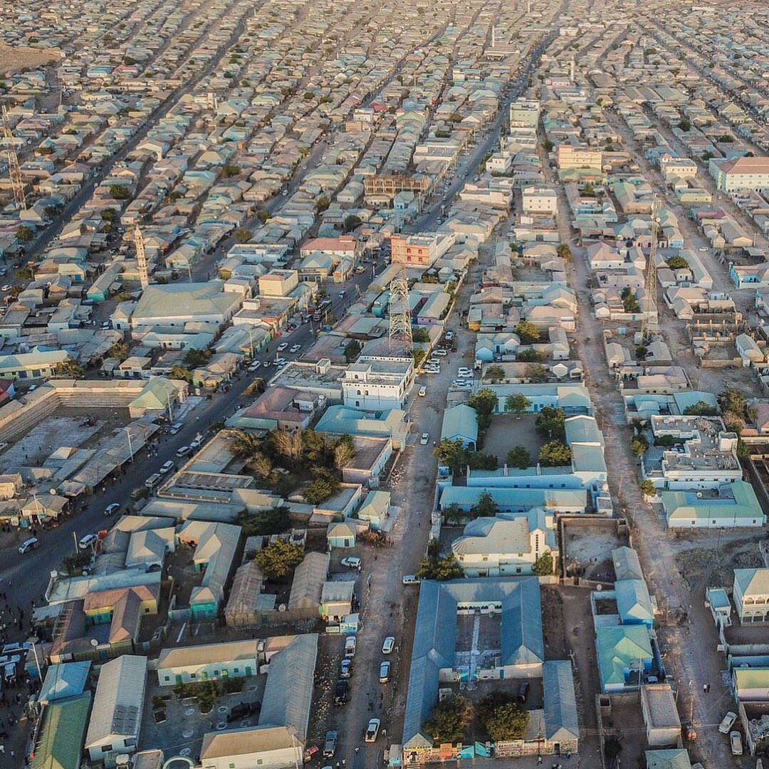 Aerial view of Garowe city, Puntland state of Somalia.  #VisitSomalia  #Somalia