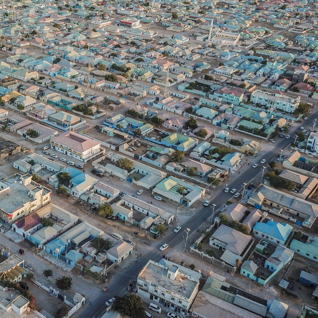 Aerial view of Garowe city, Puntland state of Somalia.  #VisitSomalia  #Somalia