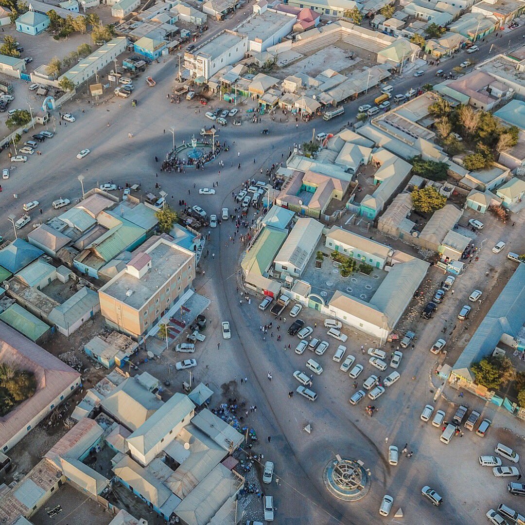 Aerial view of Garowe city, Puntland state of Somalia.  #VisitSomalia  #Somalia