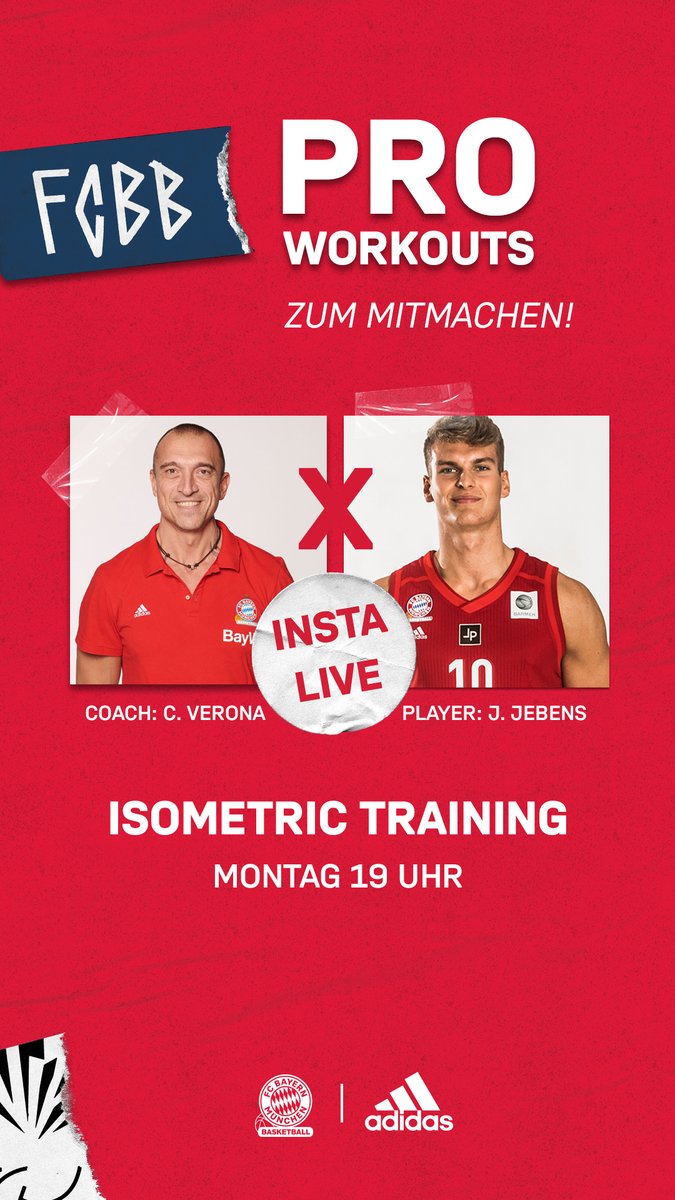 FCBBasketball's tweet photo. 💪 PRO WORK OUT 💪
⌚ Today 7pm
📱 Insta Live | @fcb_basketball
🔗 https://t.co/tDJmOJW3N2
#FCBB #Workouts #EuroLeagueUnited https://t.co/LJwzSjImwx