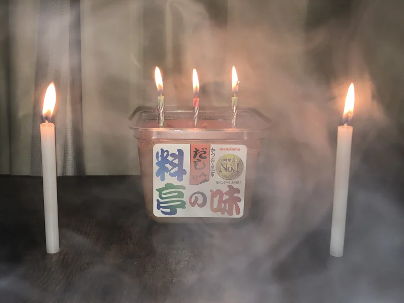 誕生日だからケーキガチャを引いた結果？味噌が出てきたwww