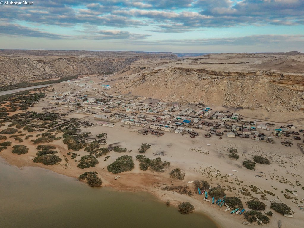 Aerial view of Eyl city, Puntland state of Somalia  #VisitSomalia  #Somalia