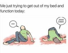 GenaMSwarrior's tweet photo. Me just trying to get out of my bed and function today:
#MSBodyPretzel #MSPain #Spasticity #MSHumor https://t.co/MyFwMdr1VB