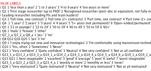 tabethanewman's tweet image. I&apos;m in the #datacave &apos;cause it&apos;s the first day of #spsssyntax fun that marks the beginning of analysis for the first ever UK HE researchers version of the @Jisc #digitalstudent survey - can&apos;t wait to share the results soon, together with @sarahknight @helenbeetham and the team🙂