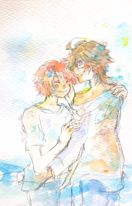 頬のtwitterイラスト検索結果