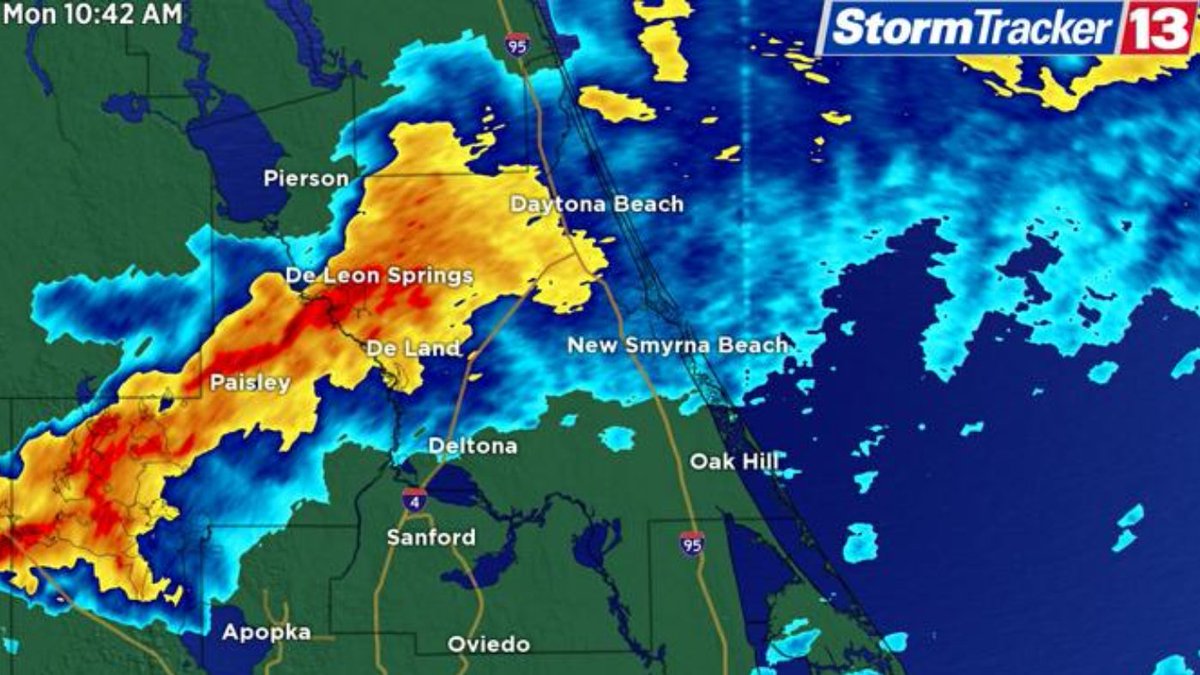 Weather Experts Tornado Warning Central Volusia County Until 11 15 A M Near Deleon Springs With Deland And Orange City In The Path Get To A Safe Spot And Track The Storm