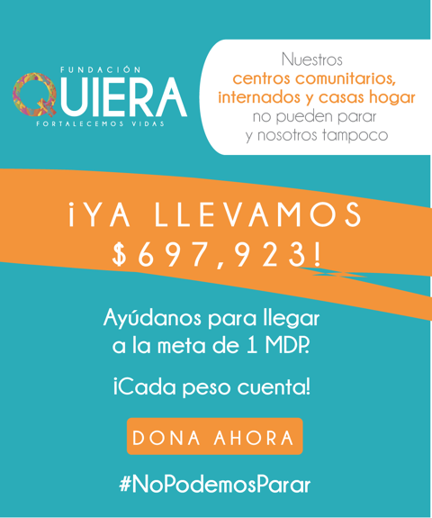 juconimexico's tweet photo. #NoNosDetieneElVirus
Existen organizaciones que #NoPodemosParar porque de nuestro trabajo dependen #NNNA en situación vulnerable.
Apoya la campaña de @FundacionQuiera. Con tu donativo puede duplicar la ayuda. ¡Cada peso cuenta!
👉 https://t.co/RVDXbjGPkT https://t.co/1lcTiJdNPd