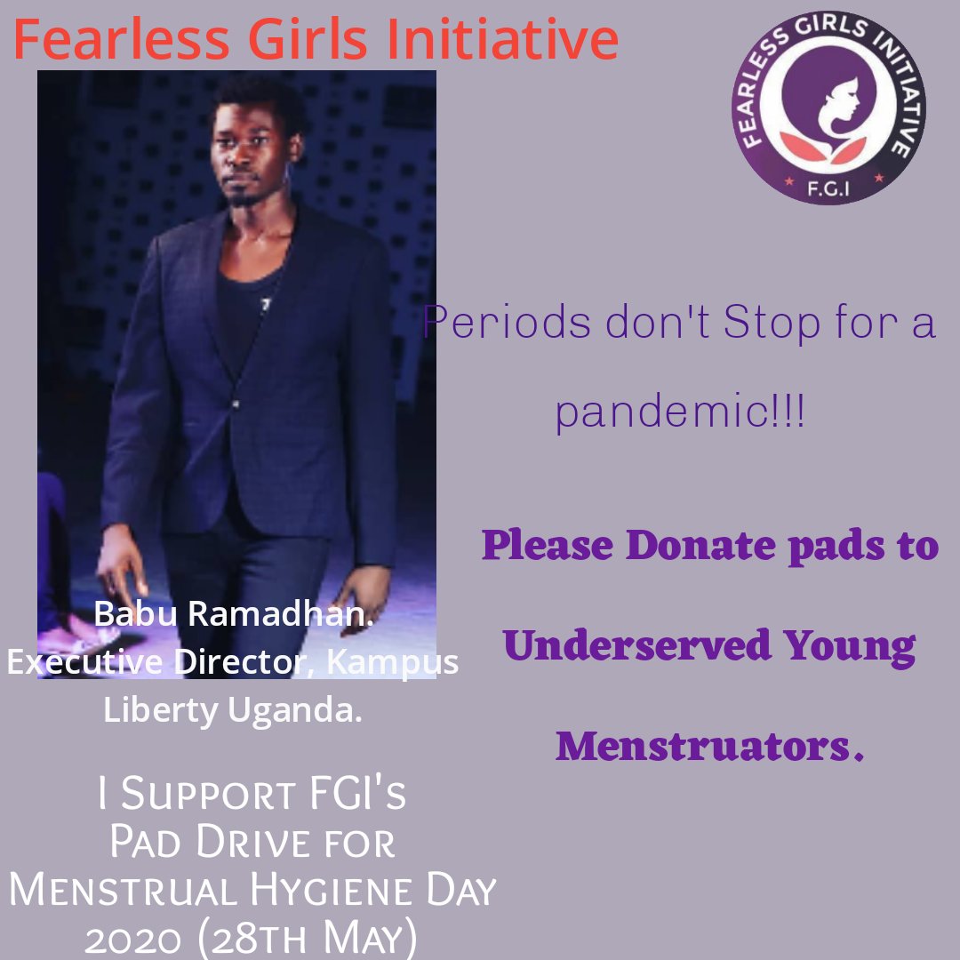 fearless_girly's tweet photo. With #COVID19, poor families are concerned with what to eat than providing Sanitary Pads for their #YoungMenstruators! So we are filling the gap as usual. Please #DONATESANITARYPADS. Feel free to ask us and connect with these Volunteers in Sudan, Uganda &amp; Botswana,  @WSSCCouncil https://t.co/Bi9p6fTE36