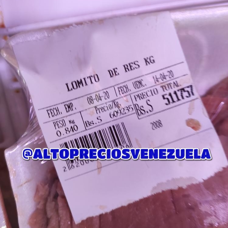#Caracas / (Via <a href="/carlos2063024/">Carlos Gomes</a> )..$3,65 / €3,35 #altopreciosvenezuela  #altosprecios