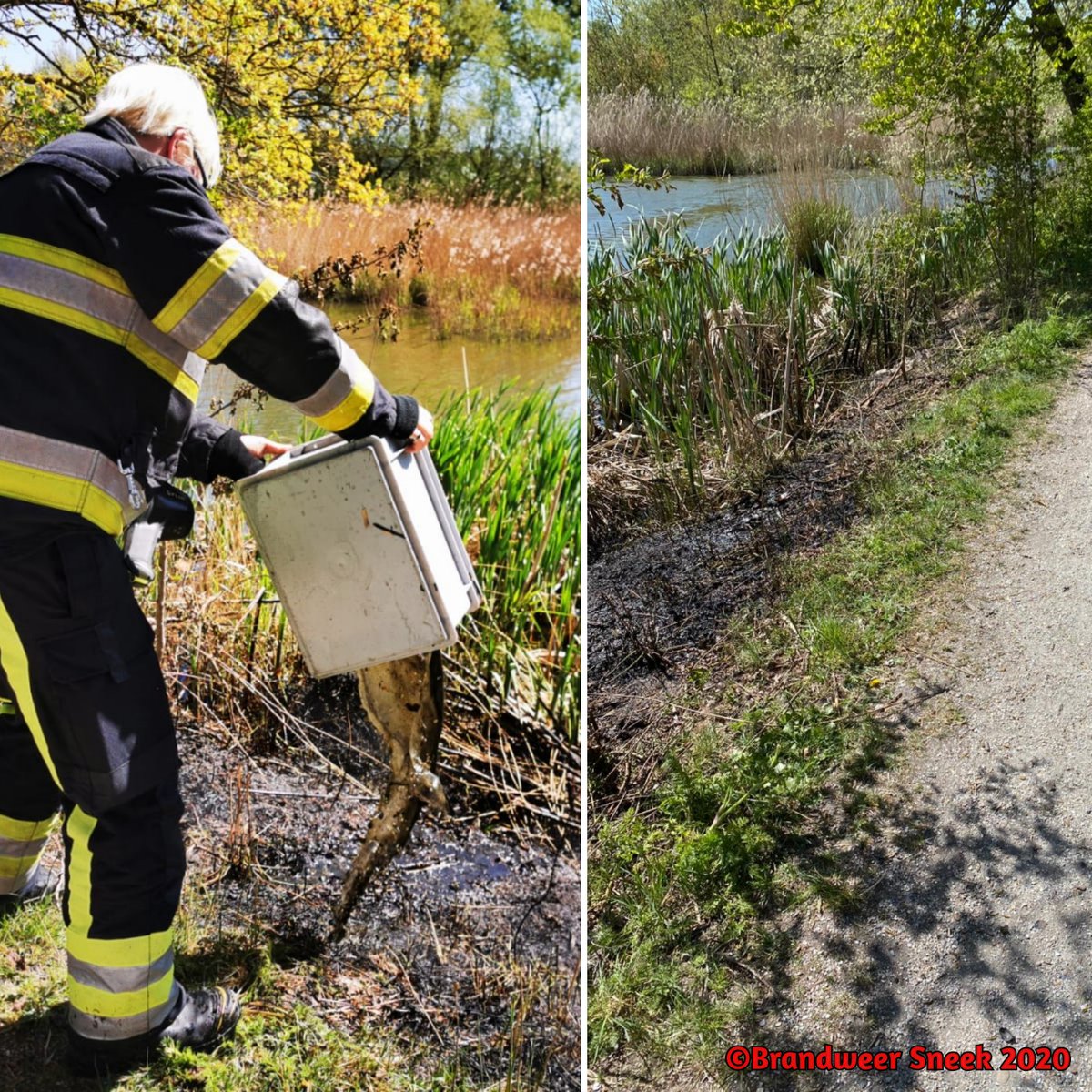 Melding brandweer Roerdomplaan Sneek