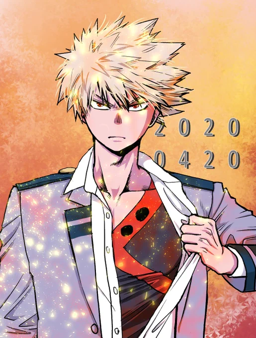 #爆豪勝己生誕祭2020
日付ギリギリ!おめでとう～!!! 