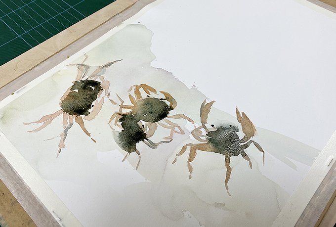 サワガニのtwitterイラスト検索結果 古い順