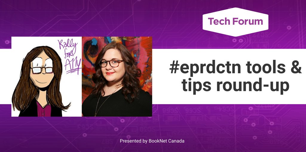 BookNet_Canada's tweet photo. #eprdctn community, join Monique Mongeon (@MoAtMost) and Rachel Comerford (@rallyfora11y) in this upcoming webinar session. Tuesday, May 12 at 1:00 pm EDT. Register at https://t.co/3ZFKHxkT9r https://t.co/DFXg97CcK5